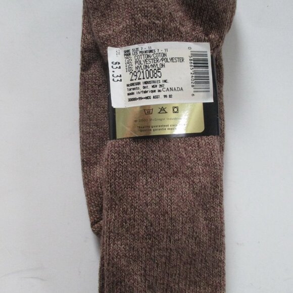 3 Pairs Mens Socks McGregor Wool Cotton NWT no stretch - Picture 7 of 10
